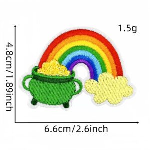 Green cloth patch 15#