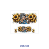 Wholesale 8pcs Sunflower Girl Mini Cup Keychain Sticker