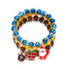 oly-656a685a4cc66fc3650a6a486728f183 Wholesale Christmas Bracelet Set 3 Pack Alloy Bead Charms for Holiday Gift or Boutique Resale