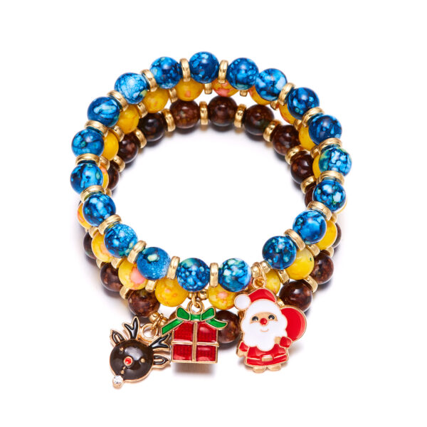 oly-656a685a4cc66fc3650a6a486728f183 Wholesale Christmas Bracelet Set 3 Pack Alloy Bead Charms for Holiday Gift or Boutique Resale