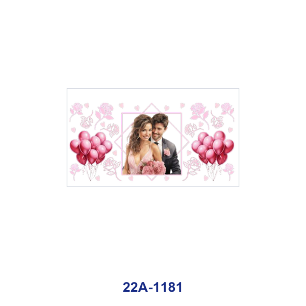 oly-65766d2120d2afe4f833851717d5a534 Wholesale 5pcs Soft Blush Pink Romantic Valentines Wedding Couple Rose Heart Balloon Arch Cake Butterfly Gift Box Mixed Decor Prints 16oz Cup UV DTF Wraps
