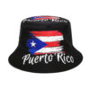 Wholesale Stylish Puerto Rico Flag Fisherman Hat Reversible Unisex Sun Protection Beach Hat