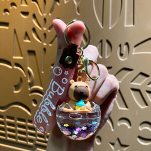 Oil capybara pendant-eggshell / Single OPP bag packaging