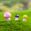 Wholesale Creative colorful artificial mushroom moss miniature landscape, garden landscaping materials, DIY decorations, accessories, and small ornaments.