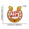 Wholesale Pink Cowgirl Cloth Patch Embroidered Sticker for Party DIY Accessory Gift Resale