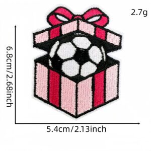Pink soccer patch #2
