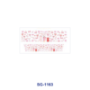 oly-65b94a72a39c8b09df6fb8faef83a87c Wholesale 8pcs Mixed Pink Bow Cartoon Doll Heart Leopard Western Girl Floral Print 3oz Cup Stickers Wrap