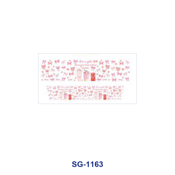 oly-65b94a72a39c8b09df6fb8faef83a87c Wholesale 8pcs Mixed Pink Bow Cartoon Doll Heart Leopard Western Girl Floral Print 3oz Cup Stickers Wrap