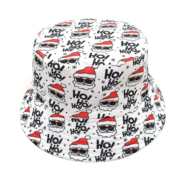 oly-65c07ee86930f5b79e94418d946b70ea Wholesale Santa Claus Pattern Fisherman Hat Stylish Sun Hat for Unisex