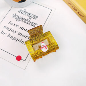 Golden-Little Snowman 5cm