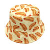 oly-65c661e9d85ec2c516691c202a1acfe8 Wholesale Hot Dog Hamburger Pattern Double Sided Bucket Hat Fashion Accessory Boutique Resale