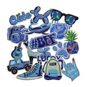 Wholesale Embroidered Graffiti Patches - Polyester Decorative Stickers for Coats,, Luggage - DIY Fashion Accessory for Resale