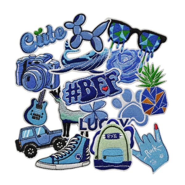 oly-65e7d2e05c4957f20032cffd211637ac Wholesale Embroidered Graffiti Patches - Polyester Decorative Stickers for Coats,, Luggage - DIY Fashion Accessory for Resale