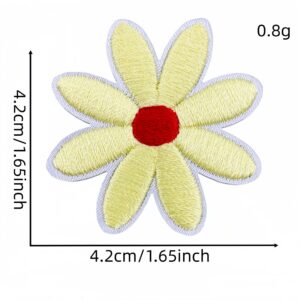 Large yellow floral patch #40