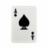 oly-661c333f652678eacb284233a1217468 Wholesale Embroidered Cloth Patch Ace of Spades Playing Card Design Decorative Fashion Accessory