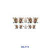 oly-661f7d812844867bdce8b7fff1f1cf80 Wholesale 8pcs Multi Style Boho Western Floral Animal Children Cartoon Themed Print 3oz Cup Stickers Wrap OLY Exclusive
