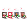 oly-66233c47d71d259e687946a84ce02b1e Wholesale Polyester Plush Christmas Stocking Cartoon Santa Design Decorative Accessory for Holiday