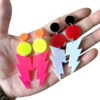 oly-6624d494b14b94ffca5a760c865c8f63 Wholesale Acrylic Lightning Pendant Earrings Red Neon Glow Trendy Party Jewelry Gift for Women
