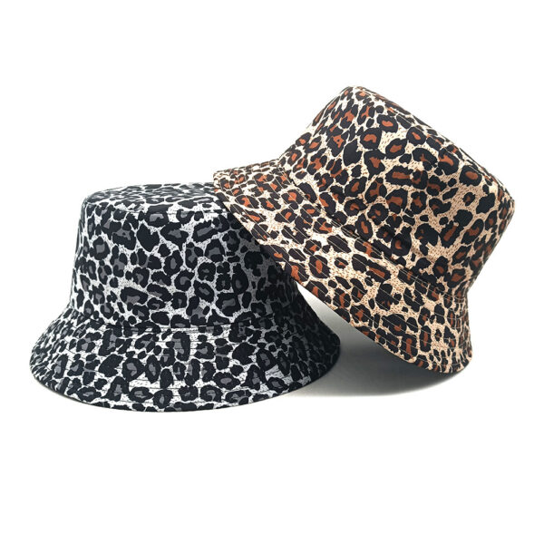 Wholesale Trendy Leopard Print Bucket Hat for Sun Protection
