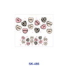 Wholesale 8pcs Maternal Theme Heart Donut Bear Truck Nurse Floral Decor Mini Cup Keychain Sticker