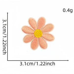 Orange small cloth patch 7 #