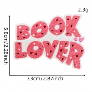Pink book cloth sticker 12#