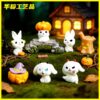Wholesale Halloween Ghost Bunny Resin Decorative Ornament for Home Decor Gift