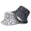 Wholesale Trendy Music Note Bucket Hat Sun Protection Black Fashion Accessory