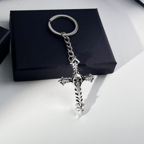 oly-66825977cbd9f0c62976782c85a6166a Wholesale Vintage European Style Cross Keychain Pendant Zinc Alloy Car Key Bag Charm Boutique Resale Accessory