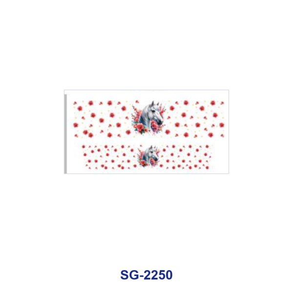 oly-6685a8fed37b14990faa37f2288f2c0b Wholesale 8pcs Mixed Horse Floral Cross Cartoon Print 3oz Cup Stickers Wrap