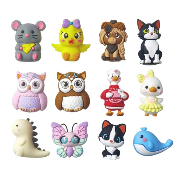 oly-66920328dd40342a3adfab22b04aeb56 Wholesale 3D Cartoon Dolphin Silicone Beads for DIY Jewelry Making Party Favors Boutique Accessories