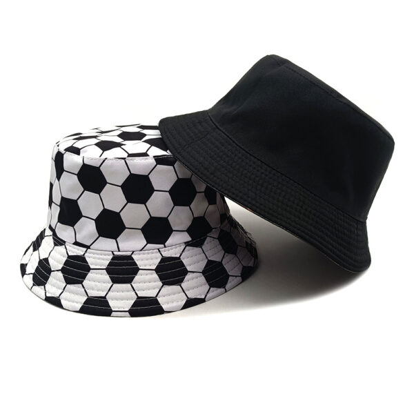 oly-6699b7dd5062f7d5d46b1c82b67391c6 Wholesale Football Pattern Bucket Hat Chic Casual Sun Protection Cap for Men Women