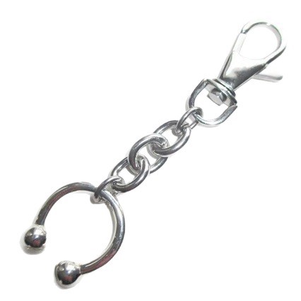 Wholesale Niche Design Horseshoe Keychain Alloy Couple Gift Bag Charm