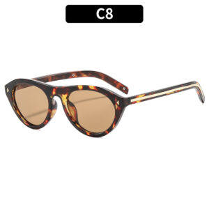 C8-tortoiseshell frame tea slices