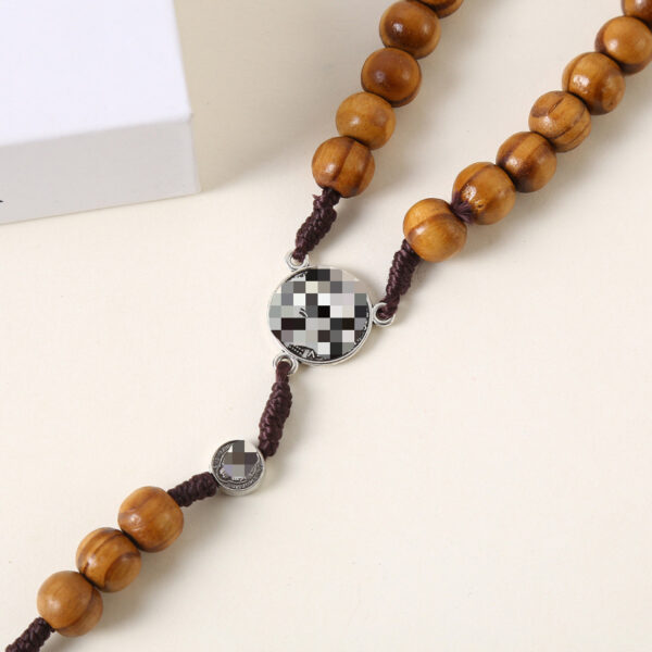 oly-66e984db09e77b491889557c1ff30db0 Wholesale Forgiveness Cross Pendant Necklace Wooden Fashion Accessory Gift for Religious Decoration