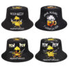 Wholesale Chic Printed Bucket Hat Sun Protection Fashion Accessory for Resale