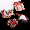 oly-66fe79f1623cab9414c4c8da2e17907d Wholesale Christmas Santa Sleigh Polymer Clay Beads DIY Bag Charm Craft Supply