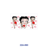 oly-673e3bd7ef1726d14c843e79df91b4ae Wholesale 5pcs Retro Cute Betty Boop Heart Lip Diamond Checkered Hibiscus Rose Mixed Decor Prints 16oz Cup UV DTF Wraps
