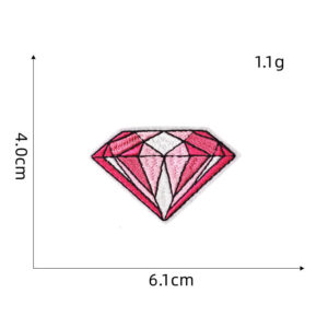 Red Diamond Cloth Sticker -13#* Ironing Adhesive
