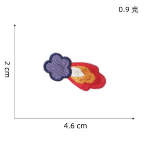 10# spark self-adhesive cloth stickers