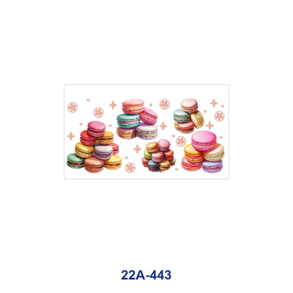 oly-679e6b4bfd217fd3ec566af5a973dd50 Wholesale 5pcs Watercolor Colorful French Dessert Cake Cookie Mixed Decor Prints 16oz Cup UV DTF Wraps