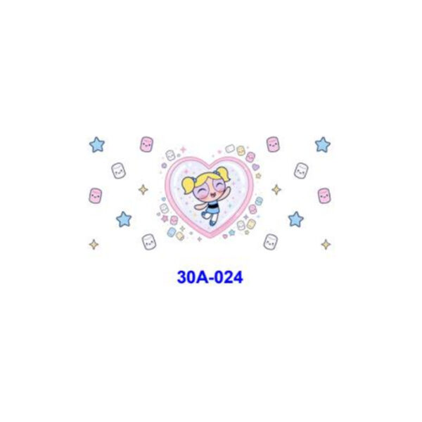 Wholesale 5pcs Pastel Cute Skate Ribbon Character 16oz Cup UV DTF Wraps OLY Exclusive