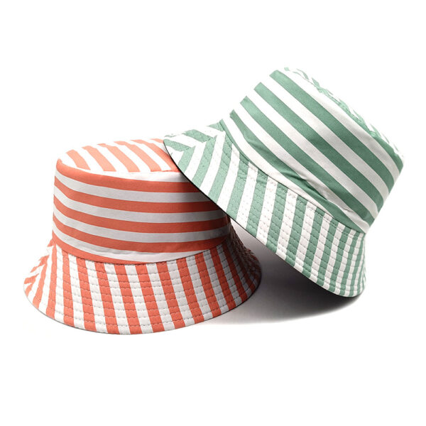 oly-67e7860b165c1ce5cbc3ae05f6eac148 Wholesale Reversible Striped Bucket Hat for Sun Protection Outdoor Fashion Accessory