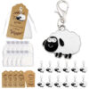 Wholesale Cartoon Sheep Keychain Alloy Electroplated Party Favor Bag Charm Key Ring for Women Resale OLY Exclusive