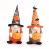 Wholesale Halloween Cloth Gnome Figurine Faceless Old Man Holding Pumpkin Home Decor Accent