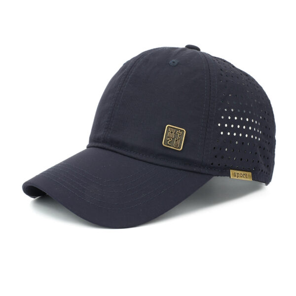 oly-681694c40eeb8452c3286bfc858dad15 Wholesale Chinese Dream Seal Print Baseball Cap, Breathable Sun Protection Summer Hat for Unisex, Boutique Fashion Accessory