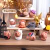 Wholesale Cartoon Zombie Dolphin Halloween Resin Figurine DIY Desktop Decor for Party Gift