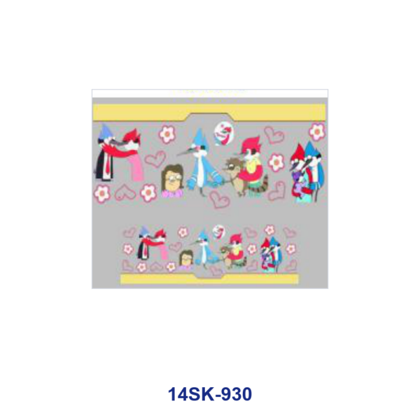oly-681f7f616b37e3dbddfe8fc553b8022b Wholesale 2/4/8pcs Cartoon Animated Character Print Mini Cup Keychain Sticker OLY Exclusive