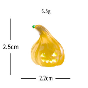 Crooked pumpkin-transparent luminous
