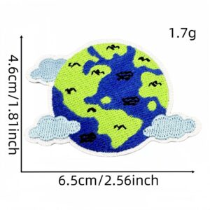 Earth cloth stickers 5#